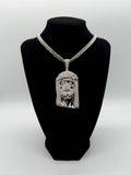 VVS Moissanite 925 Silver Jesus Pendant