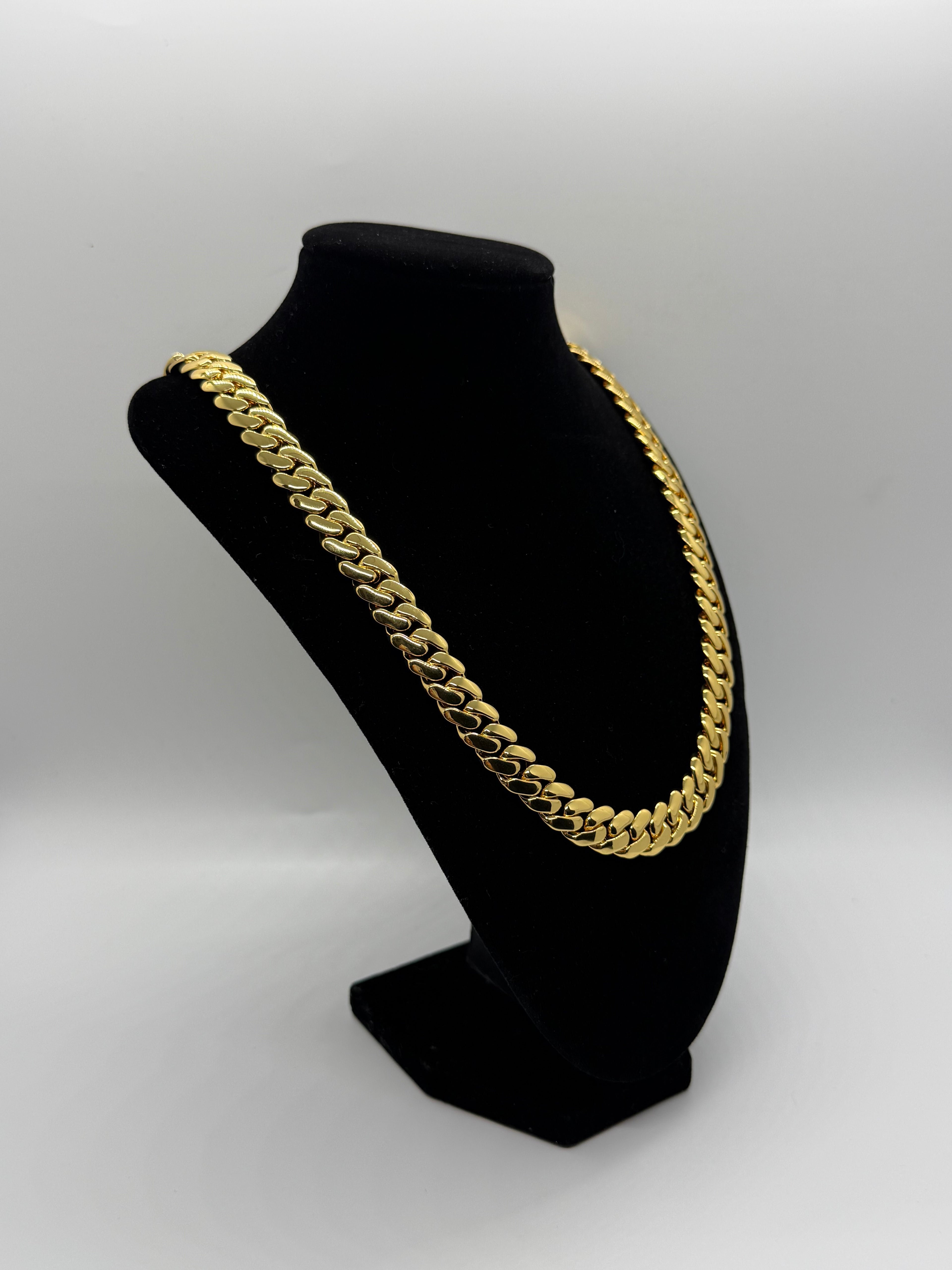 12mm 18k Gold Dipped Miami Cuban Chain