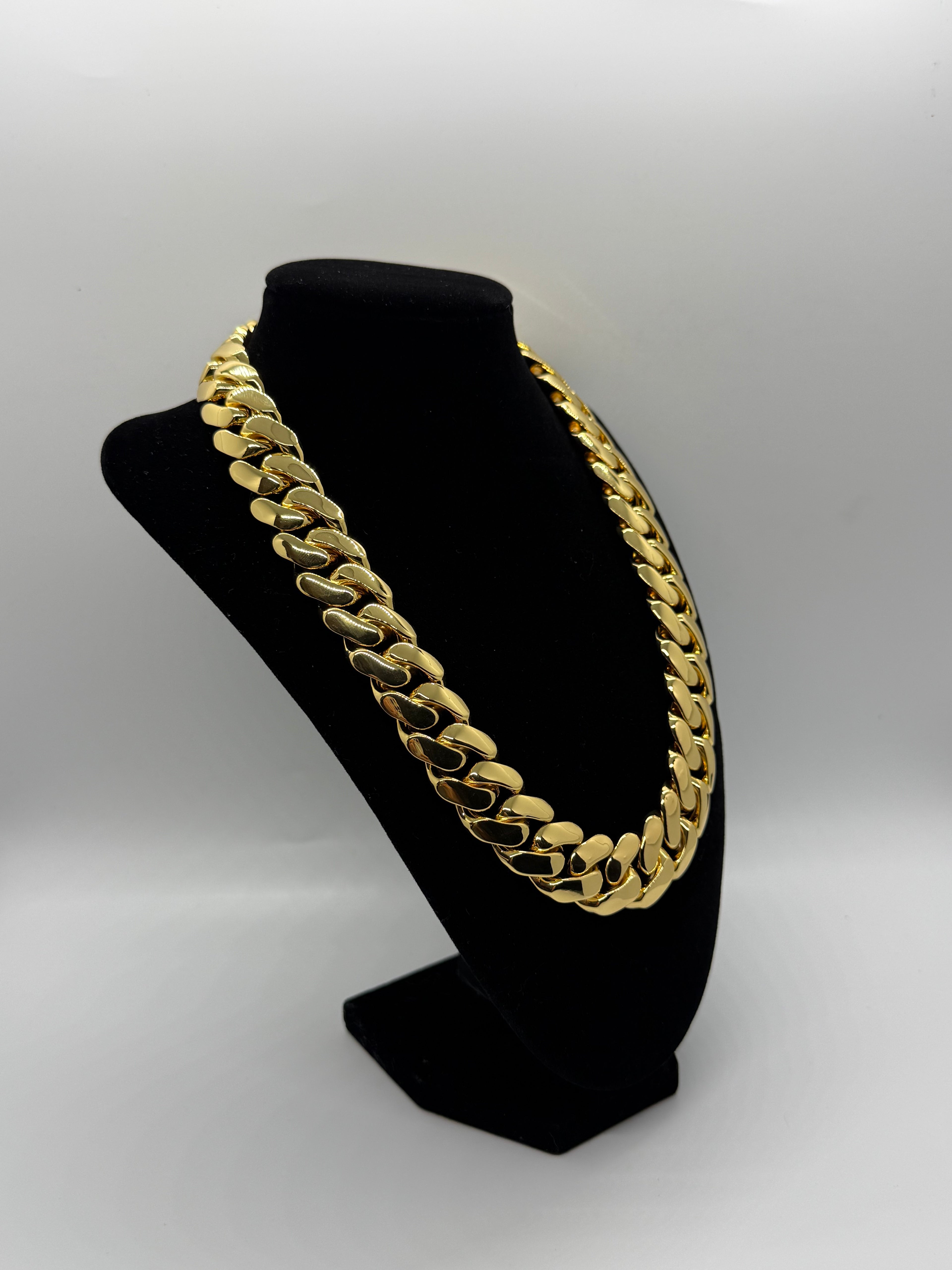 20mm 18k Gold Dipped Miami Cuban Chain