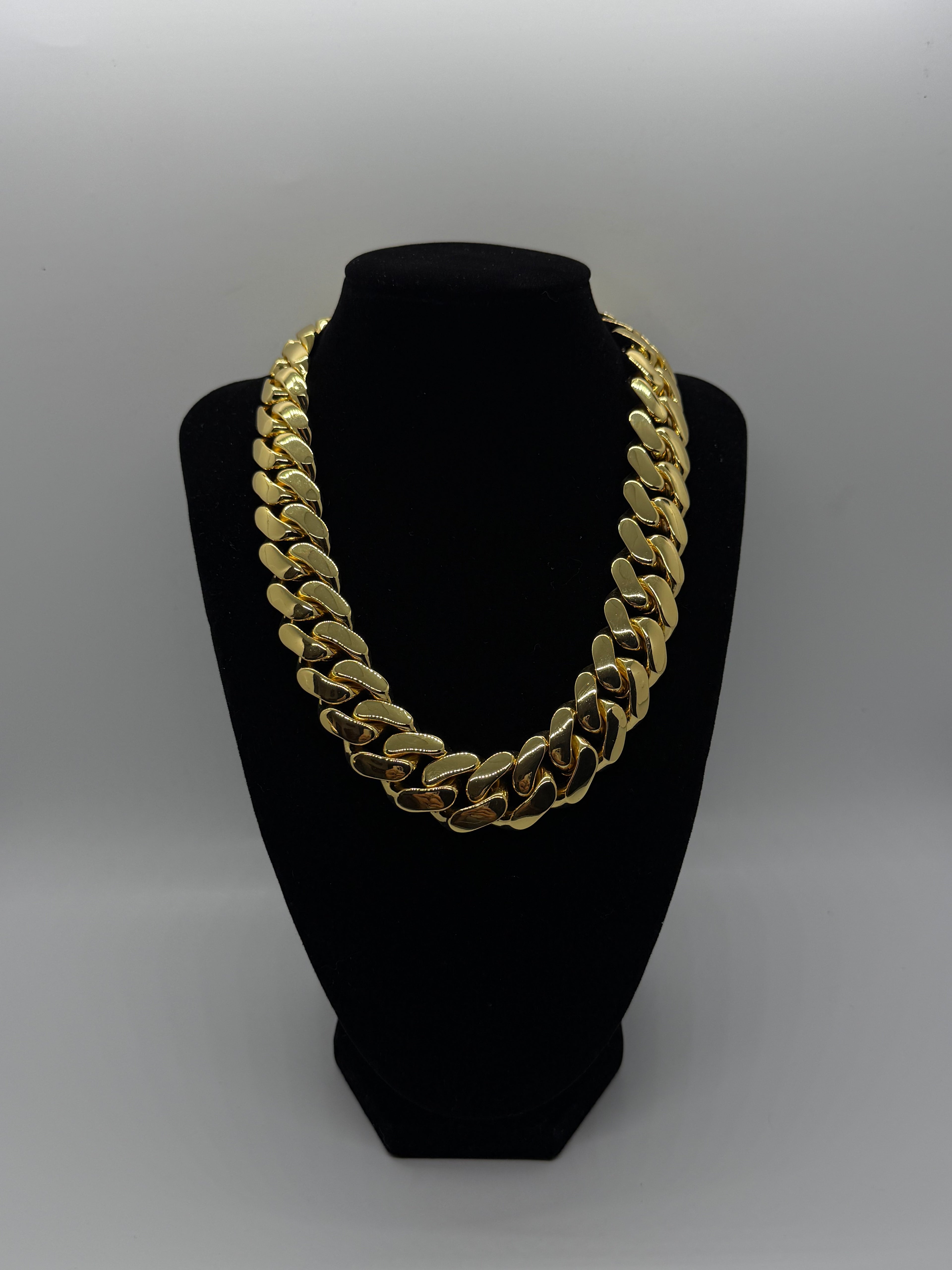 20mm 18k Gold Dipped Miami Cuban Chain