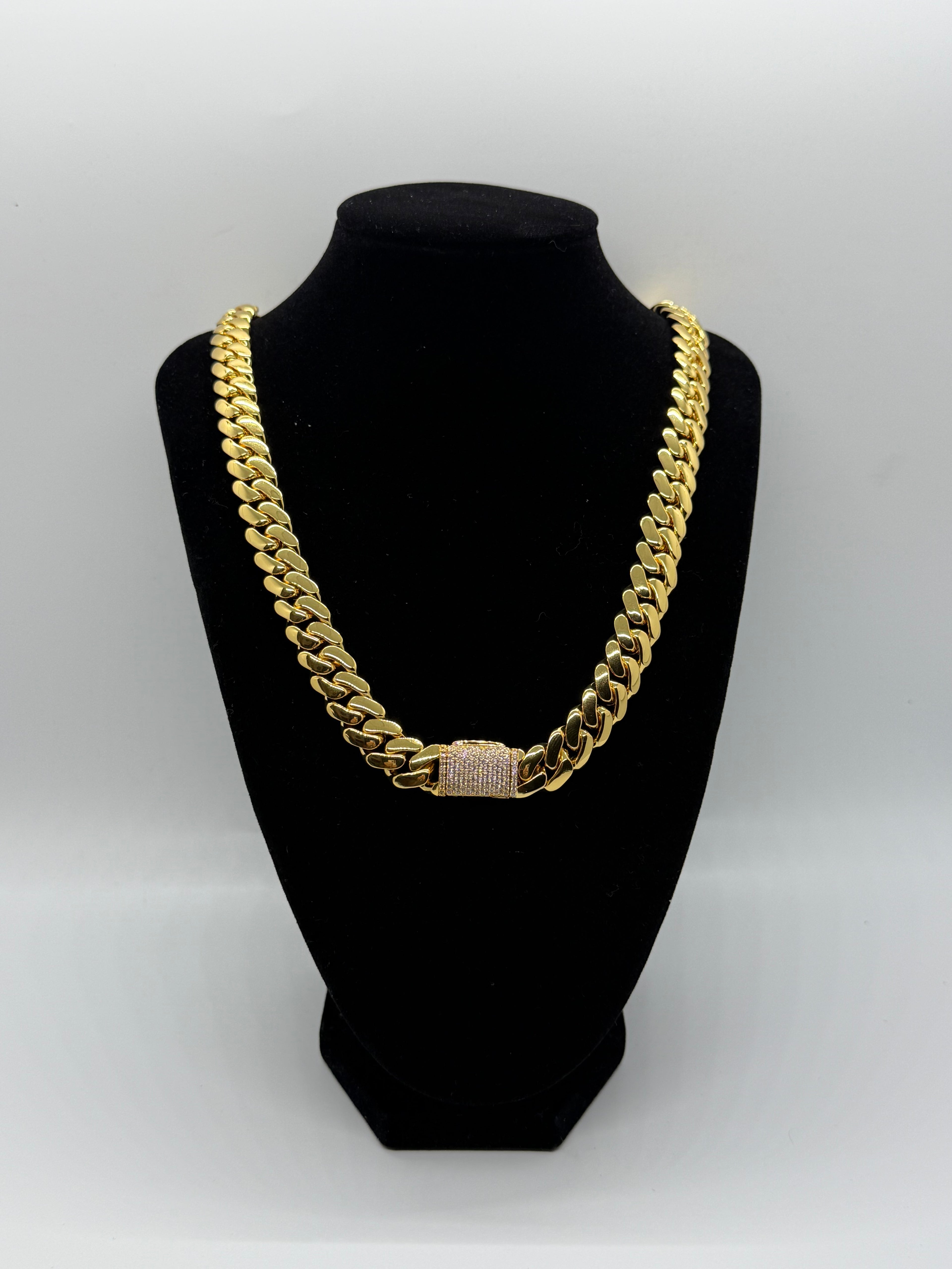12mm 18k Gold Dipped Miami Cuban Chain