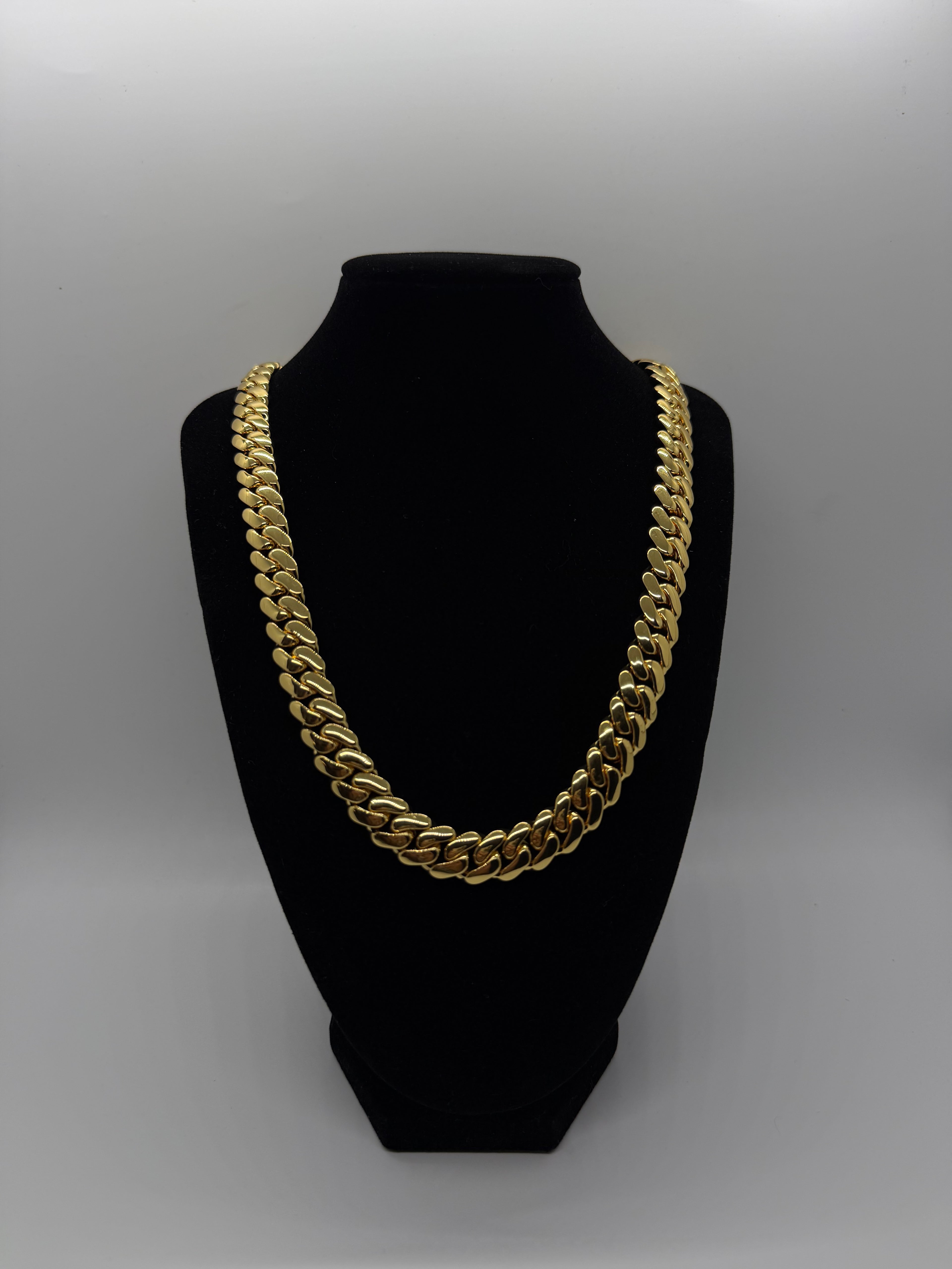 12mm 18k Gold Dipped Miami Cuban Chain