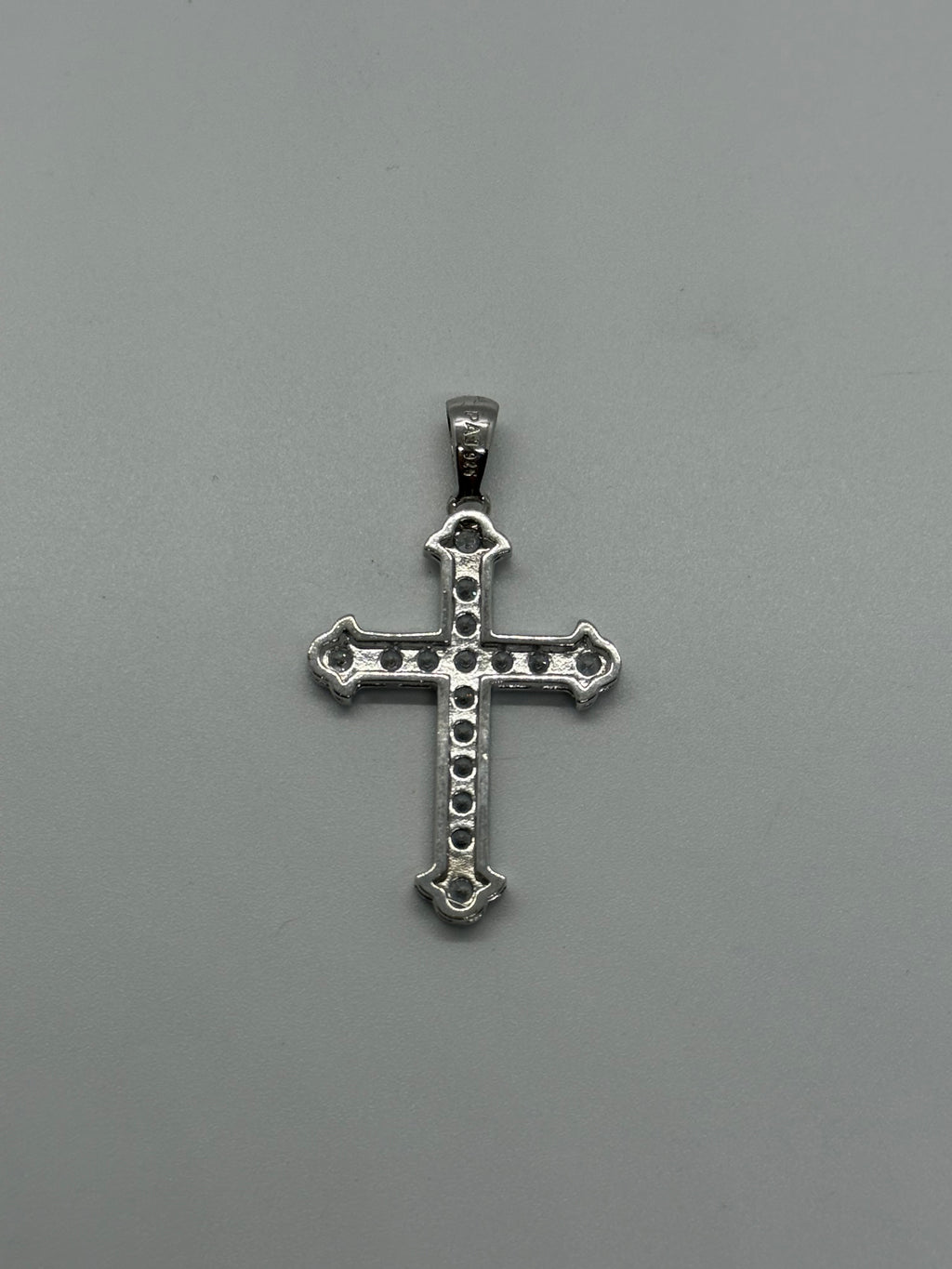 925 Silver CZ Cross Pendant