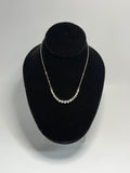 Lab Diamond 14k White Gold Necklace