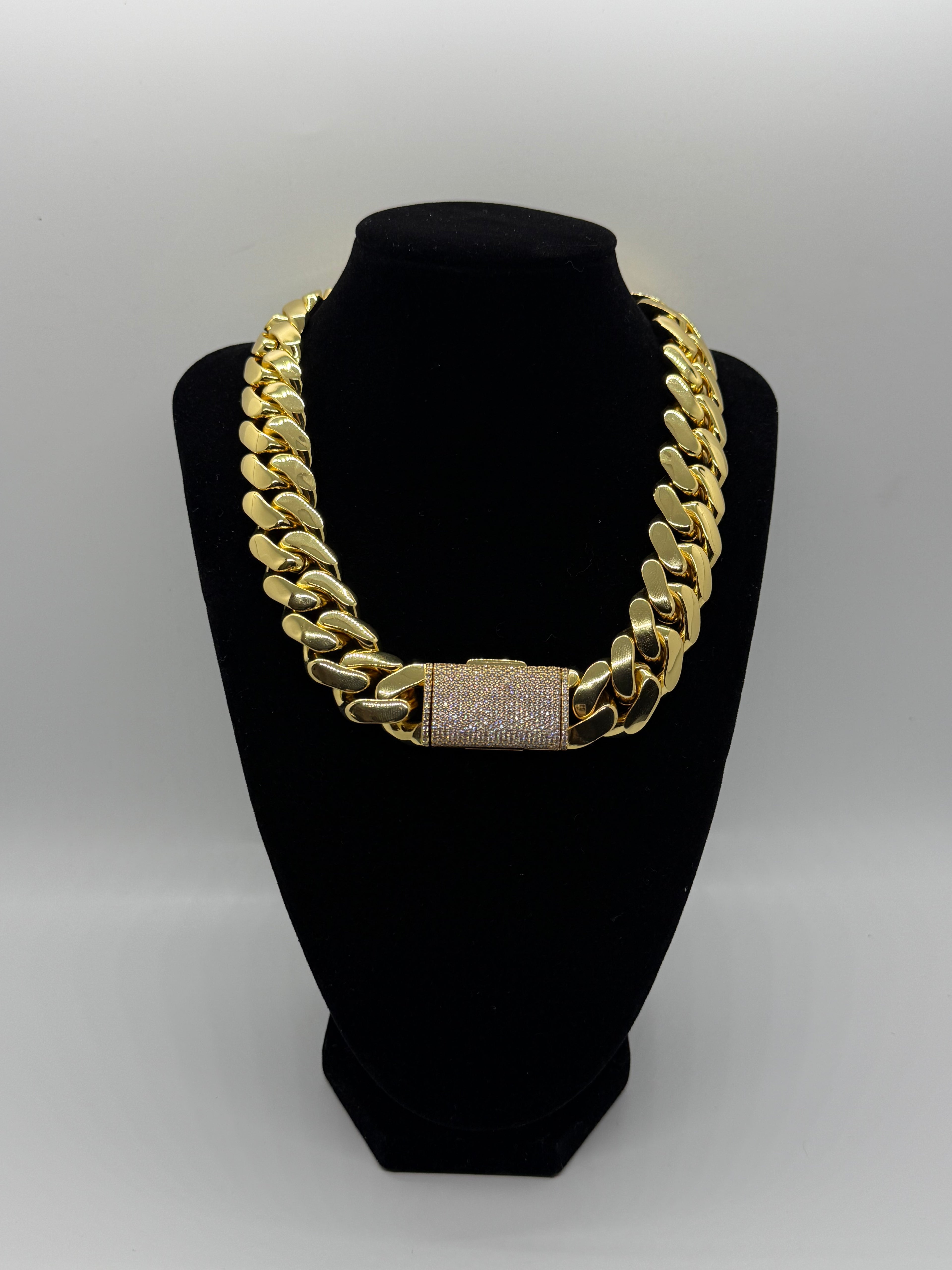 20mm 18k Gold Dipped Miami Cuban Chain