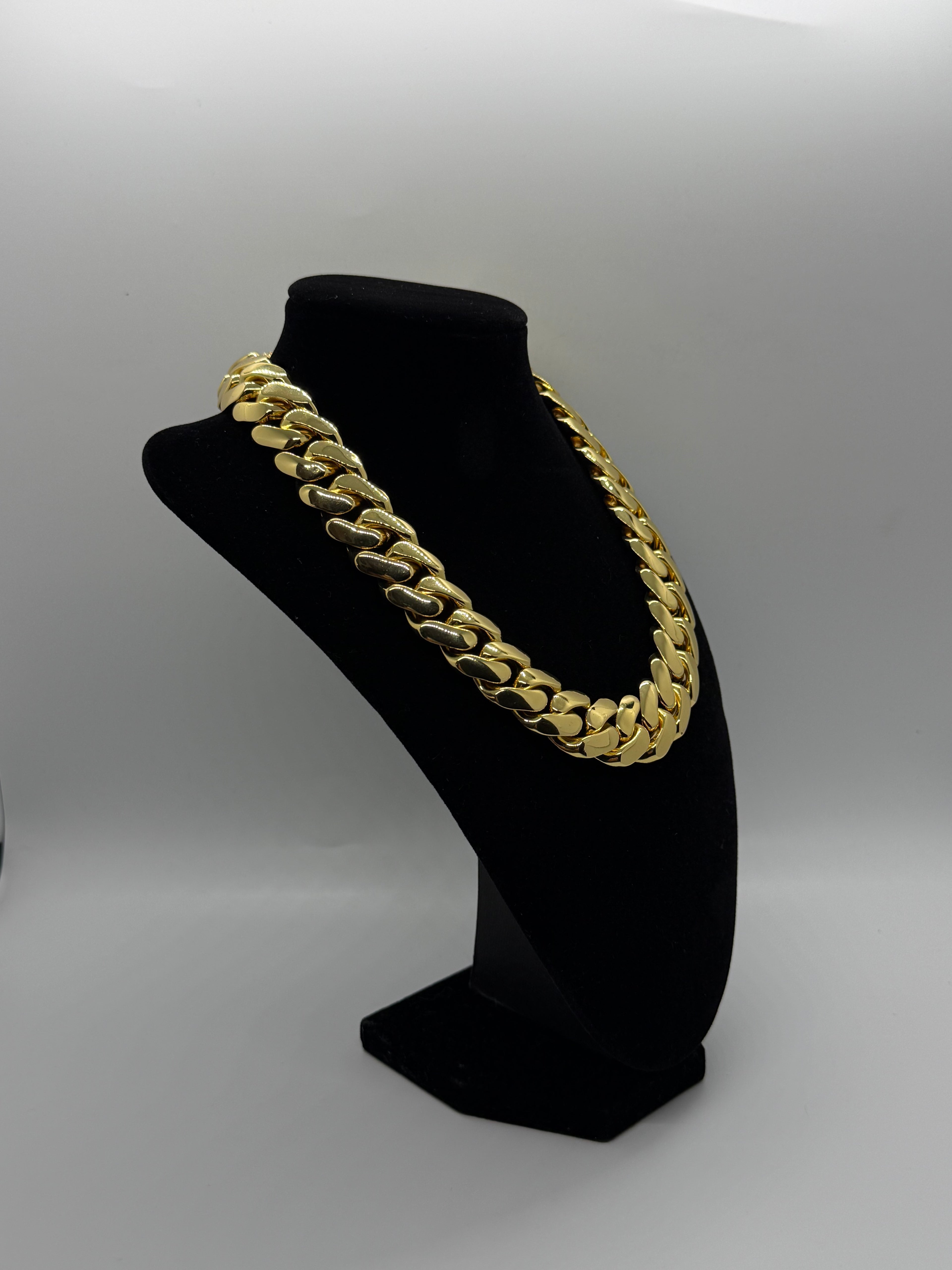 20mm 18k Gold Dipped Miami Cuban Chain
