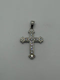 925 Silver CZ Cross Pendant