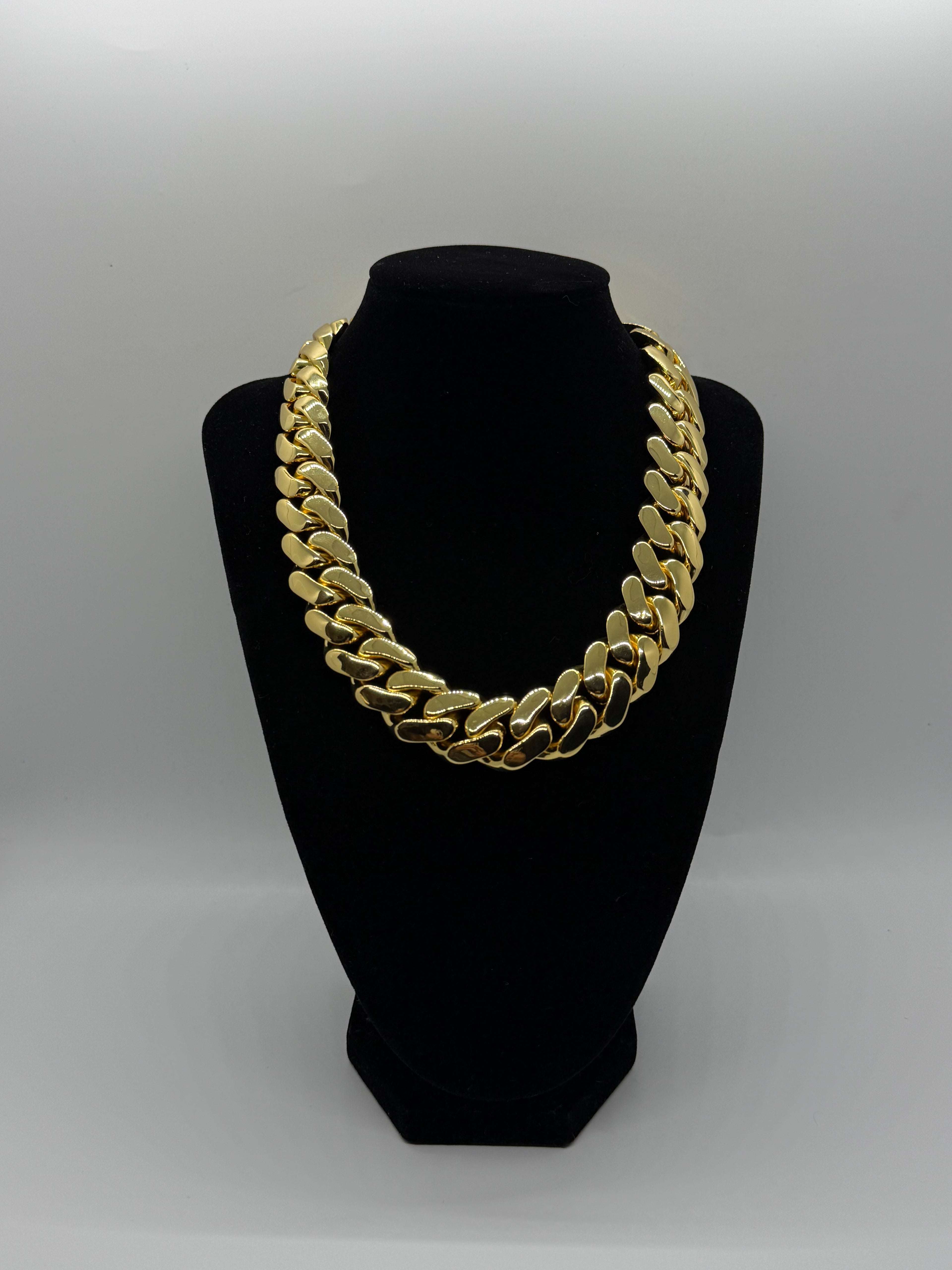 20mm 18k Gold Dipped Miami Cuban Chain