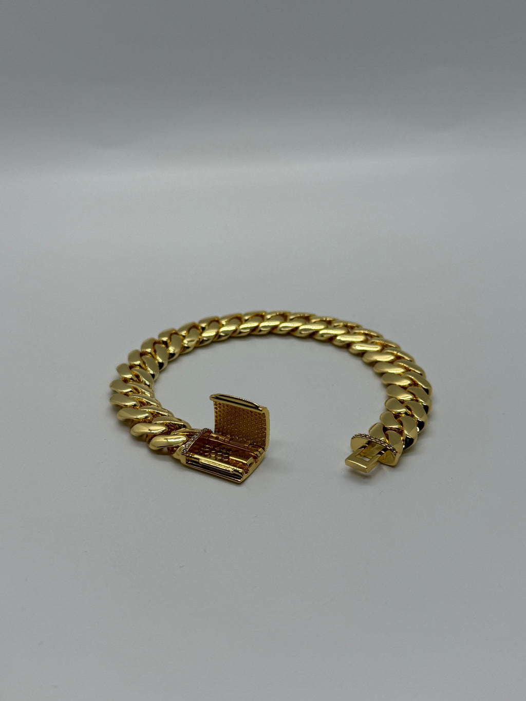 12mm 18k Gold Dipped Miami Cuban Bracelet